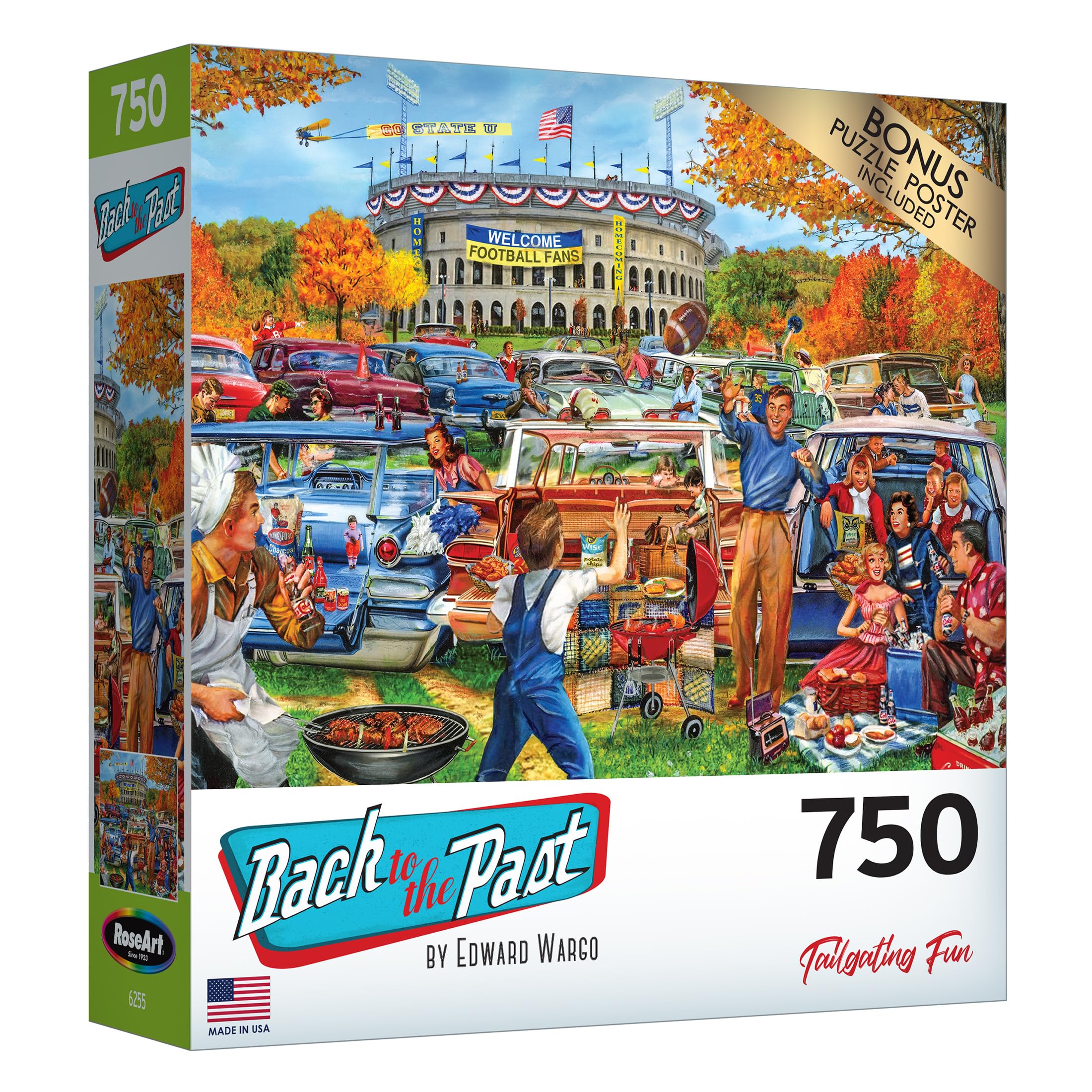 RoseArt - Puzzle divertente da 750 pezzi "Ritorno al passato"