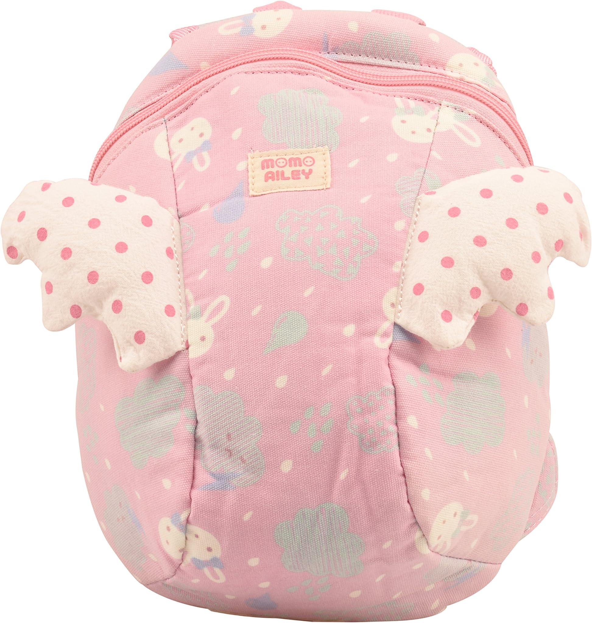 CATJOY Baby Safety Harness Leash Backpack,Toddler Kids Preschool Rucksack,Little Boys and Girls 3D Cartoon Angel Wings Shoulder Bag (Pink)