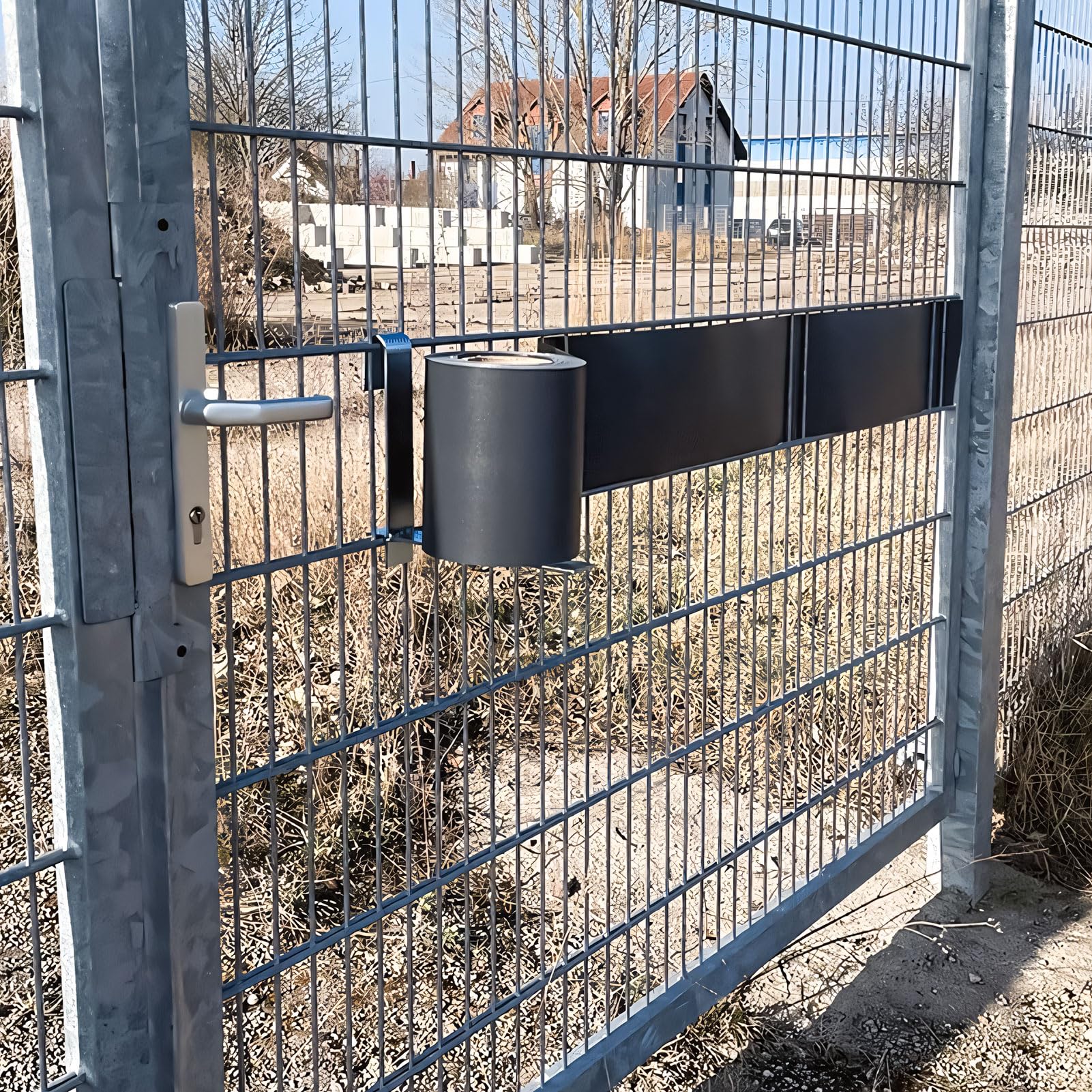 YHNDECO Abrollhilfe Für Sichtschutzstreifen - Metall Montagehilfe Für Zäune