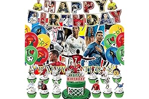 CR7 Soccer Party Decorations Kit