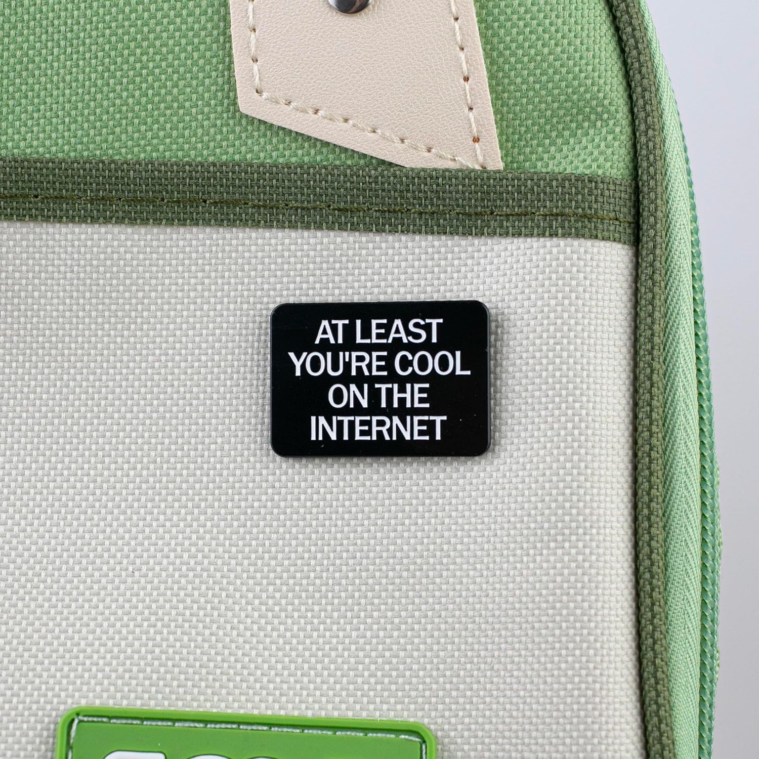 At Least You’re Cool On The Internet Sarcastic Internet Meme Enamel Pin, Funny Social Media Joke Pin Brooch, Ironic Introvert Humor Brooch Badge, Sarcastic Antisocial Quote Lapel Badges, Relatable Humor Gift For Humorous Friend Coworker, Digital Culture Jewelry Accessory image 3