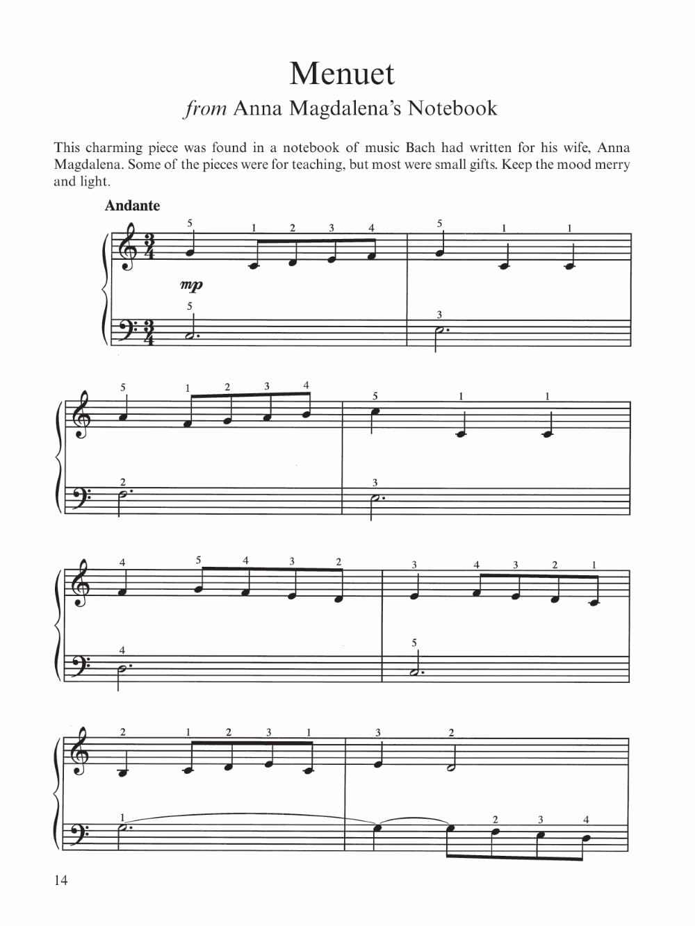 My first book of bach piano: For the Beginning Pianist with Downloadable Mp3s