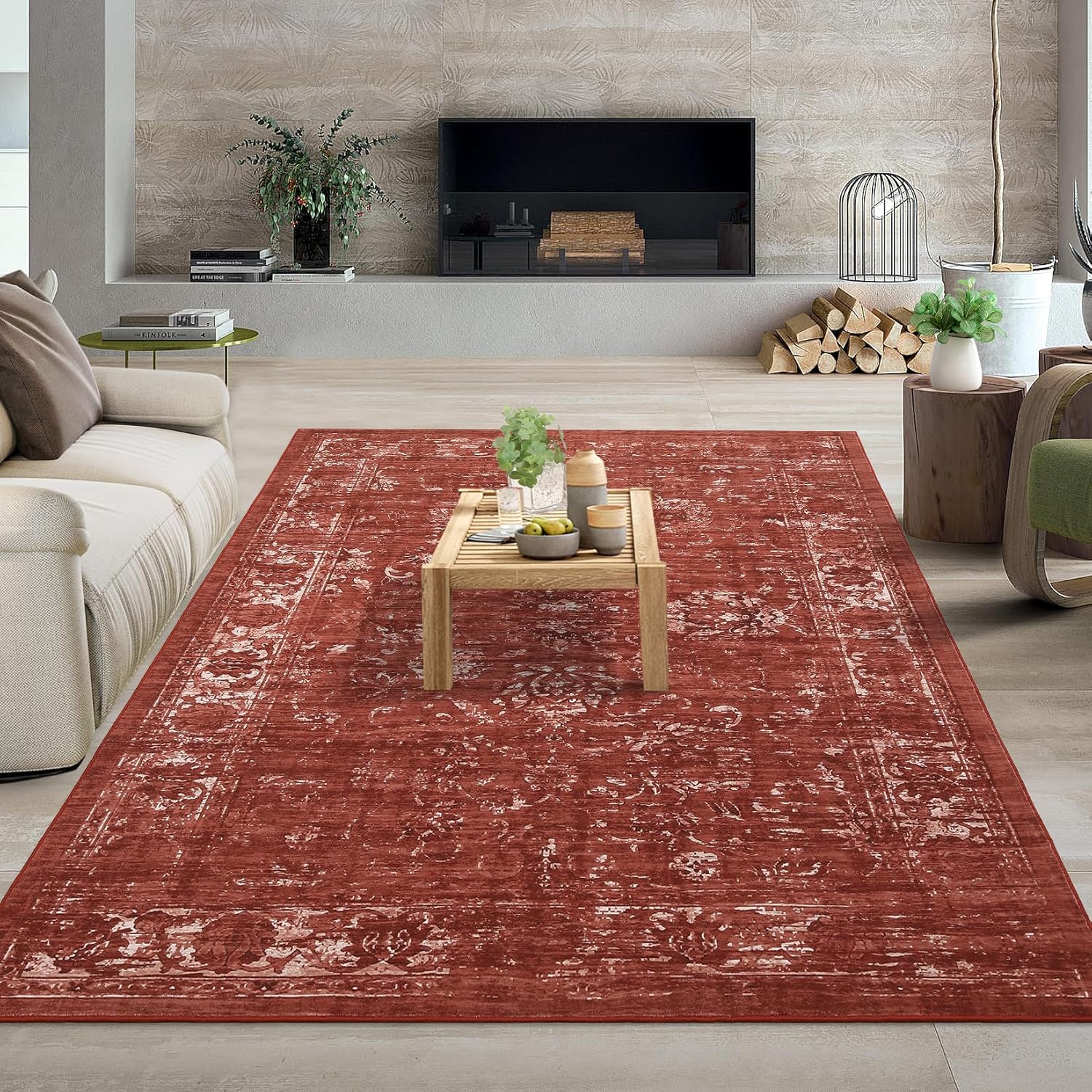 GarveeHome 9x12 Living Room Rug Large Bedroom Rug NonSkid