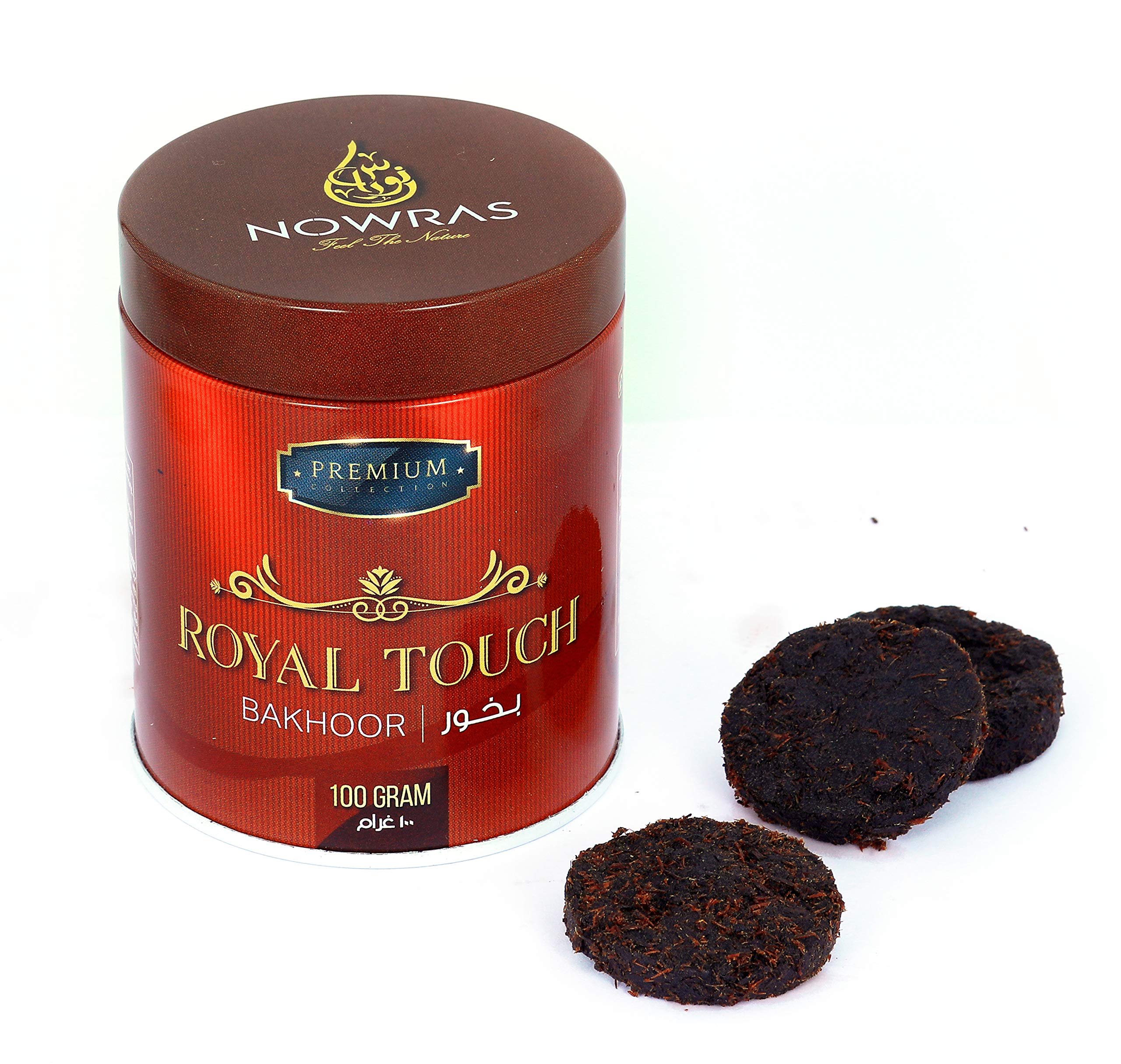 Nowras ROYAL TOUCH BAKHOOR 100gram Perfect for Prayer, Namaaz, Ceremony, Meditation, Relaxation, Religion