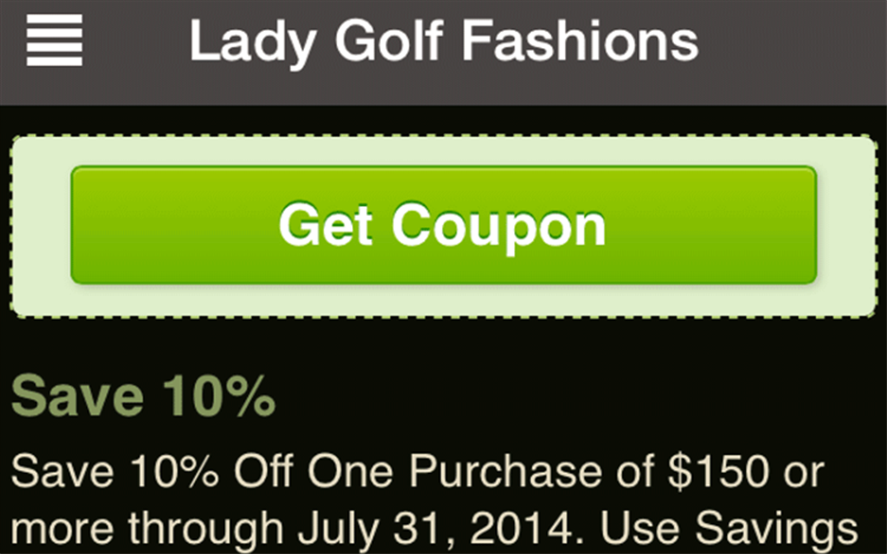 Lady Golf Fashion House App on Amazon Appstore