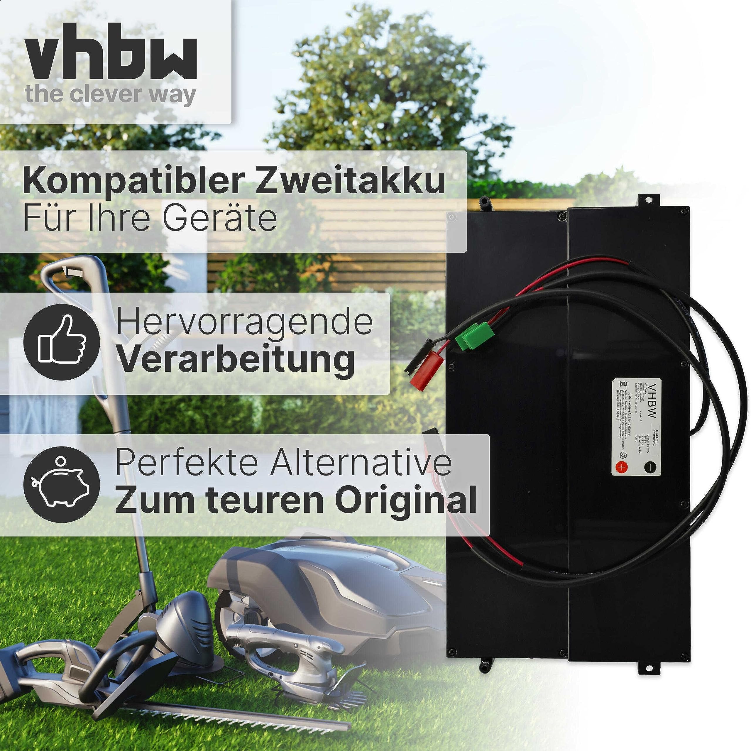 vhbw Batería Compatible con Stiga 1126-9121-01 Robot cortacésped cortacésped 13800mAh 25,2V Li-Ion
