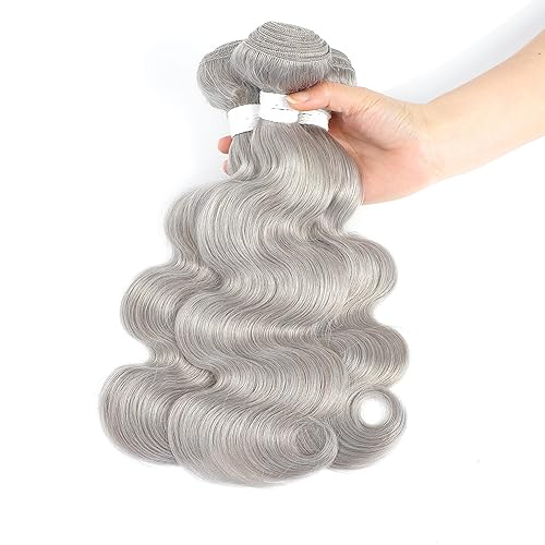 Miniatura 2 de Manojos de cabello humano ondulado (12 pulgadas, 1 unidad) extensiones de cabello humano brasileño 100% Remy, grado 9A, extensiones de cabello