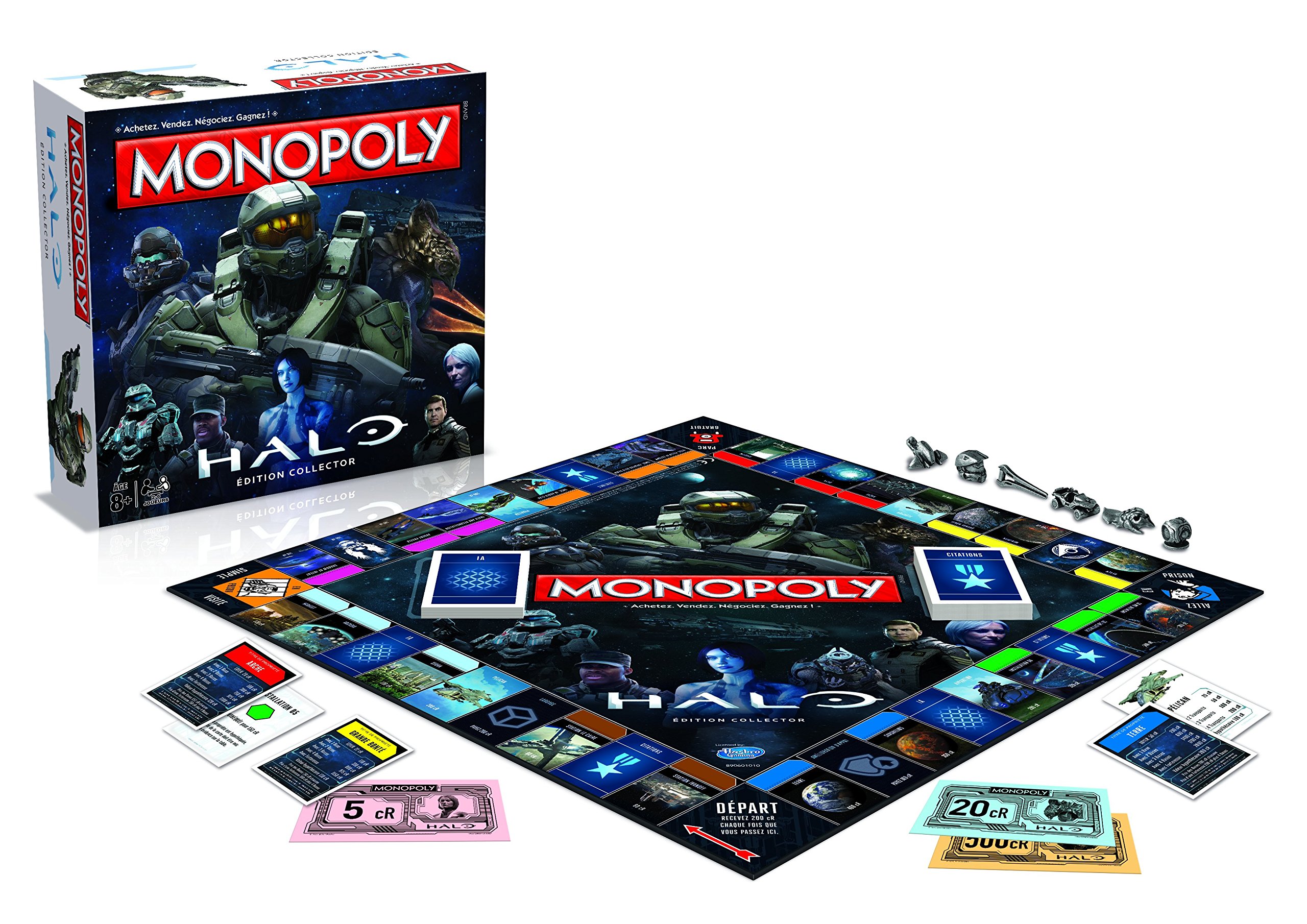 Hasbro - 0980 - Monopoly : Halo - Édition Collector - Version Française