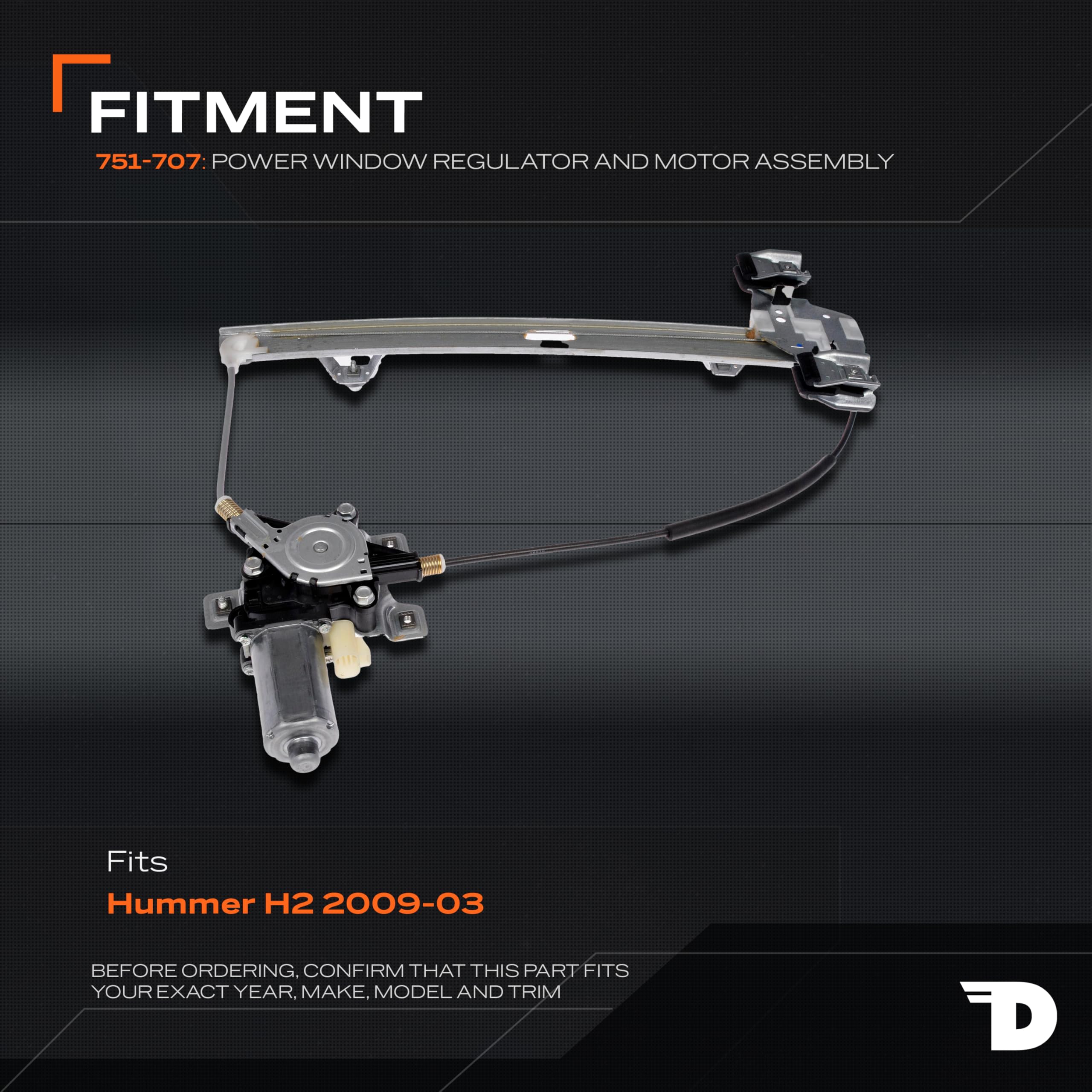 Amazon.com: Dorman 751-707 Rear Driver Side Power Window Regulator