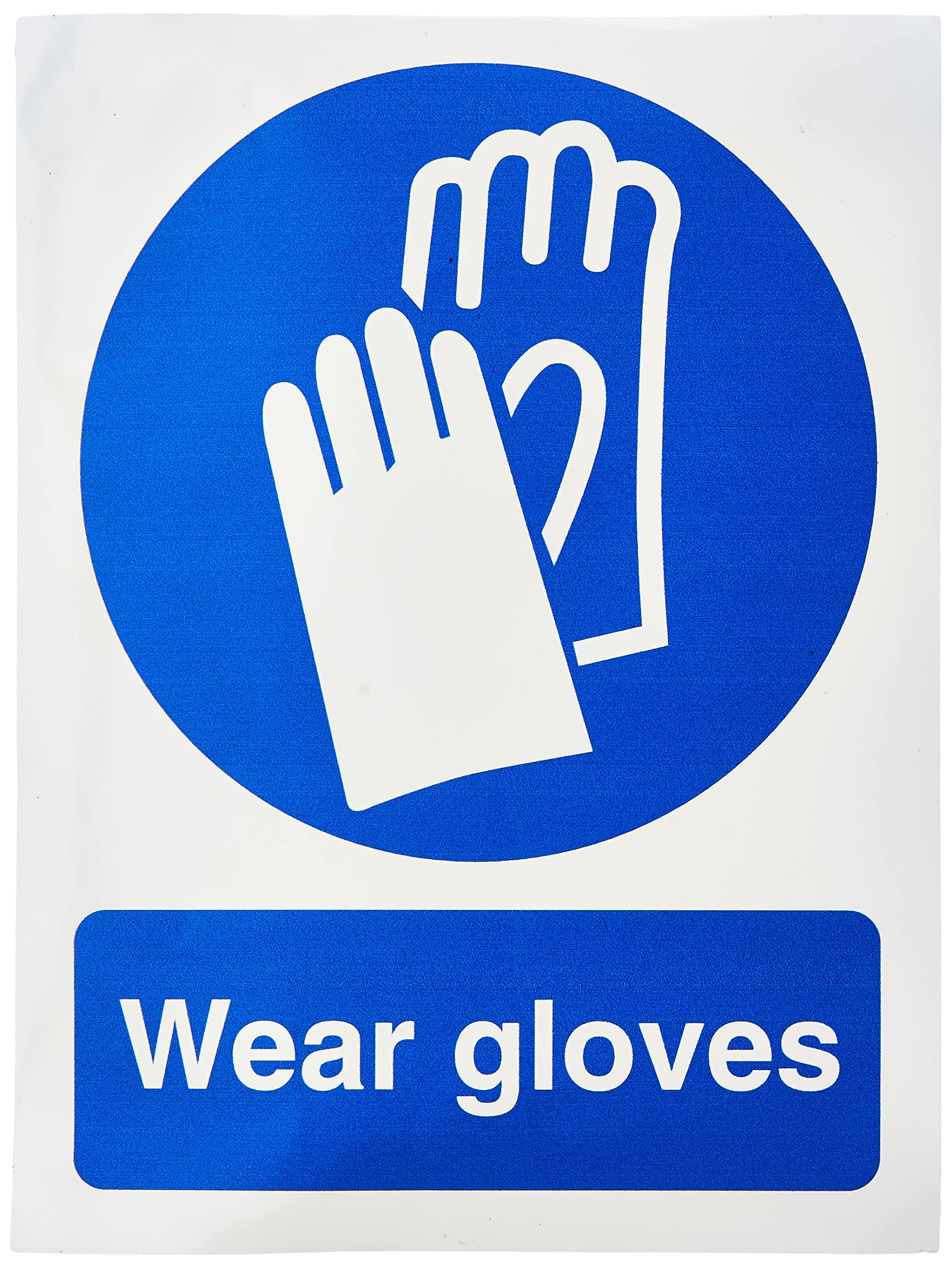 Seco Wear Gloves Sign, 150mm x 200mm - Self Adhesive Vinyl