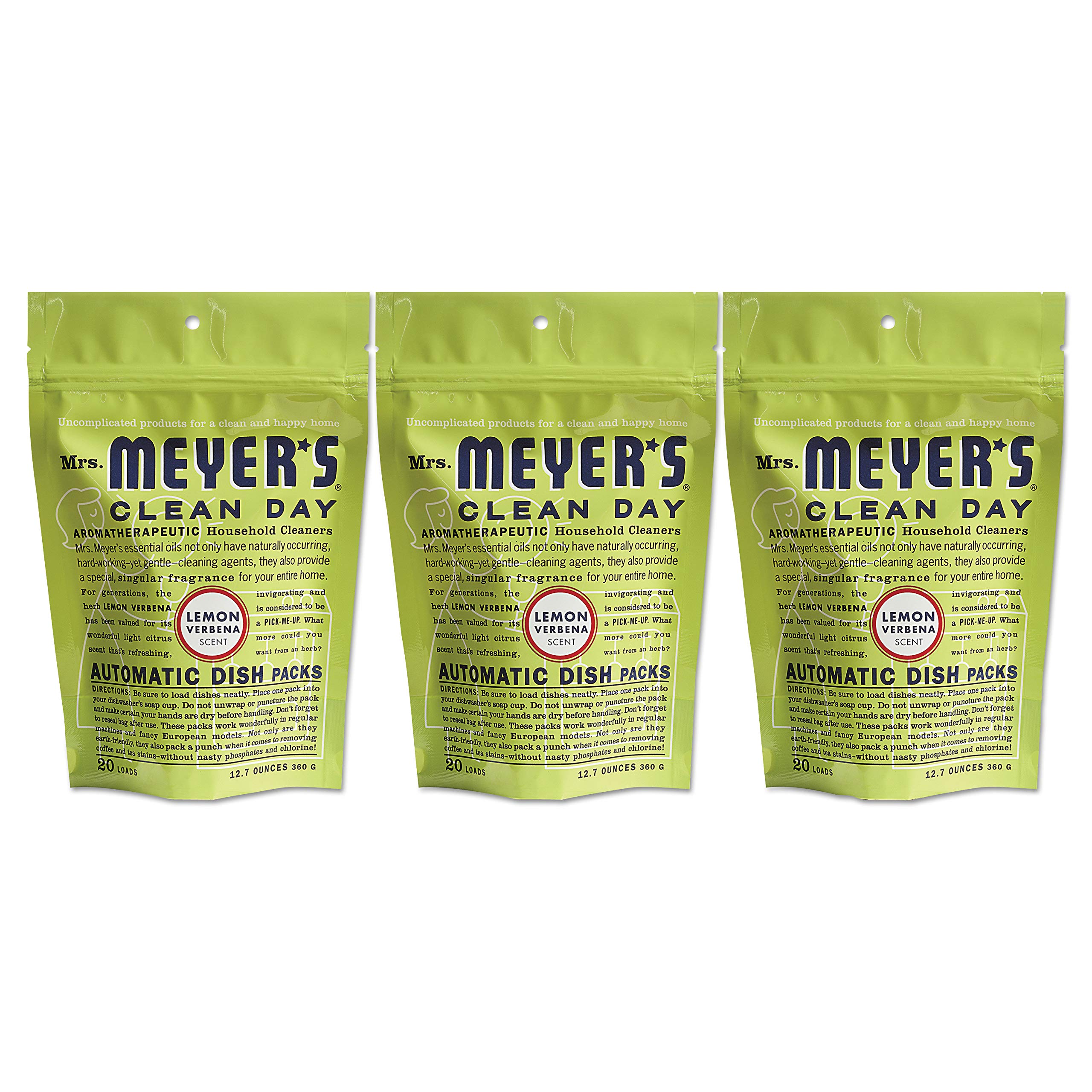 Mrs. Meyer's Clean Day Automatic Dishwashing Packs - 12.7 oz - Lemon Verbena by Mrs. Meyer's Clean Day