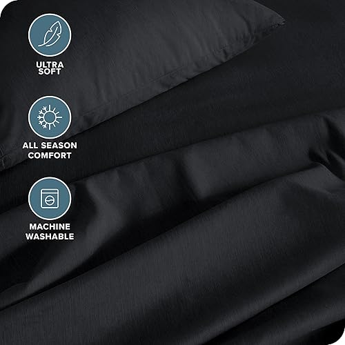 Miniatura 193 de Bare Home Juego de sábanas de tamaño individual XL, tamaño de dormitorio universitario, sábanas de microfibra ultrasuave de 1800 hilos, bolsillos 22