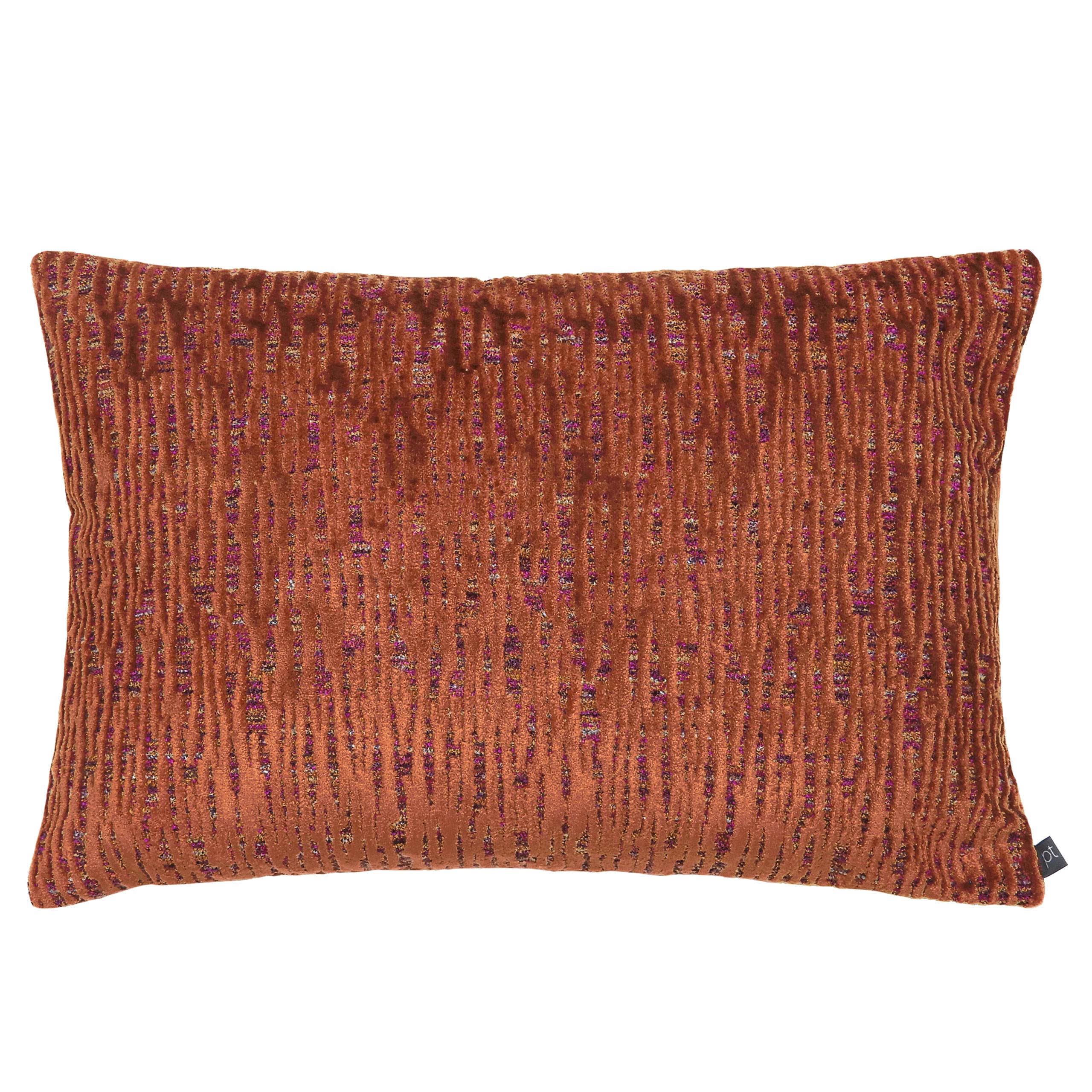Prestigious Textiles Tectonic Cushion Cover, Cotton, Viscose, Lava