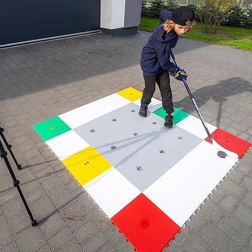 Miniatura 3 de Hockey Revolution 360 Zone Lit - Azulejos de entrenamiento profesional - Mejora el manejo de palos y el movimiento, velocidad en hielo, ejercicio,