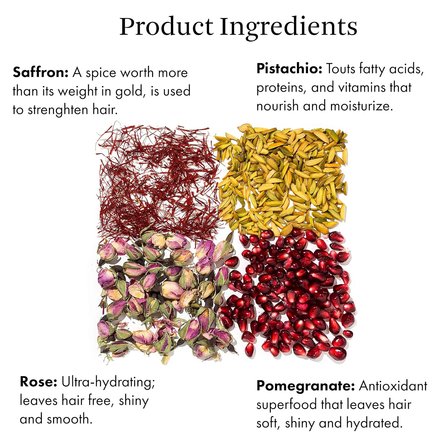 Joon Saffron Rose Shampoo + Pomegranate & Pistachio Oil, 33.8 Fl. Oz.