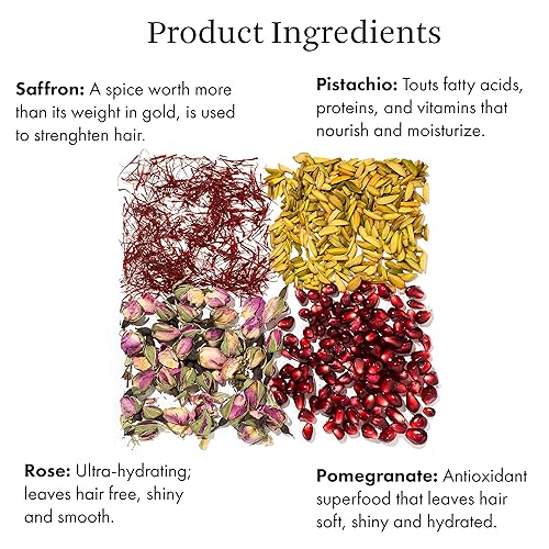 Miniatura 3 de Joon Acondicionador de rosa azafrán + aceite de granada y pistacho, 33.8 onzas líquidas