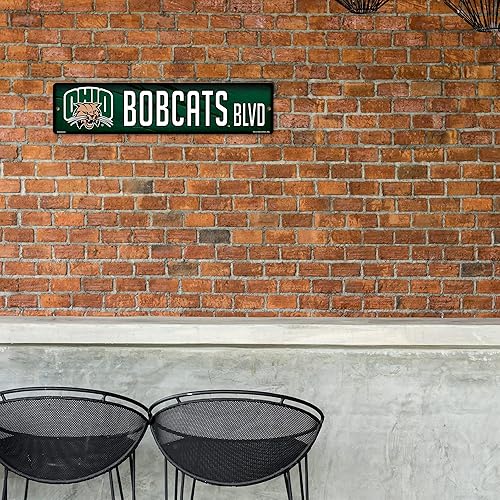 Vista 190 de Rico Industries Letrero de plástico de la NCAA de plástico de 4 x 16 pulgadas Alternativo