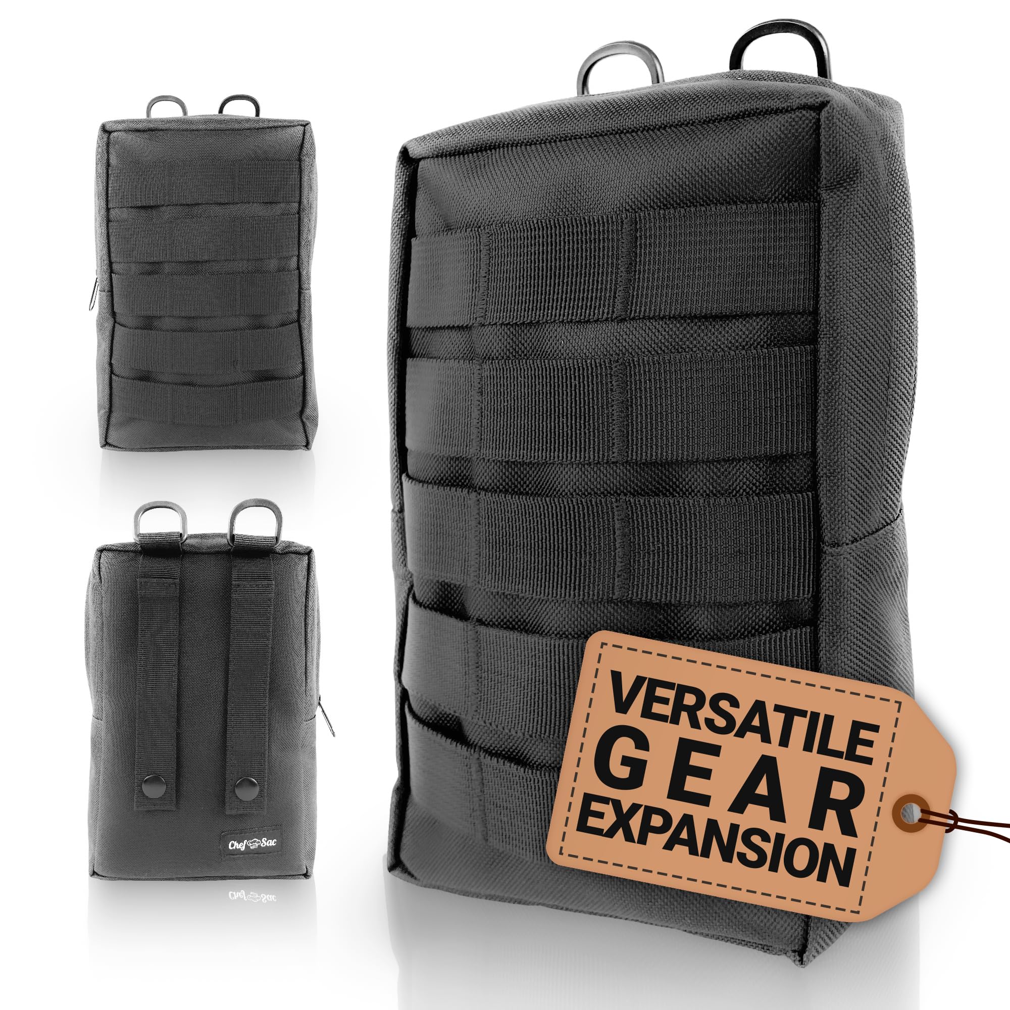 Chef Sac Tactical Molle Attachment Pouch | Compact Tactical Molle Pouch | Ultimate Storage Solution for Tools and Accessories