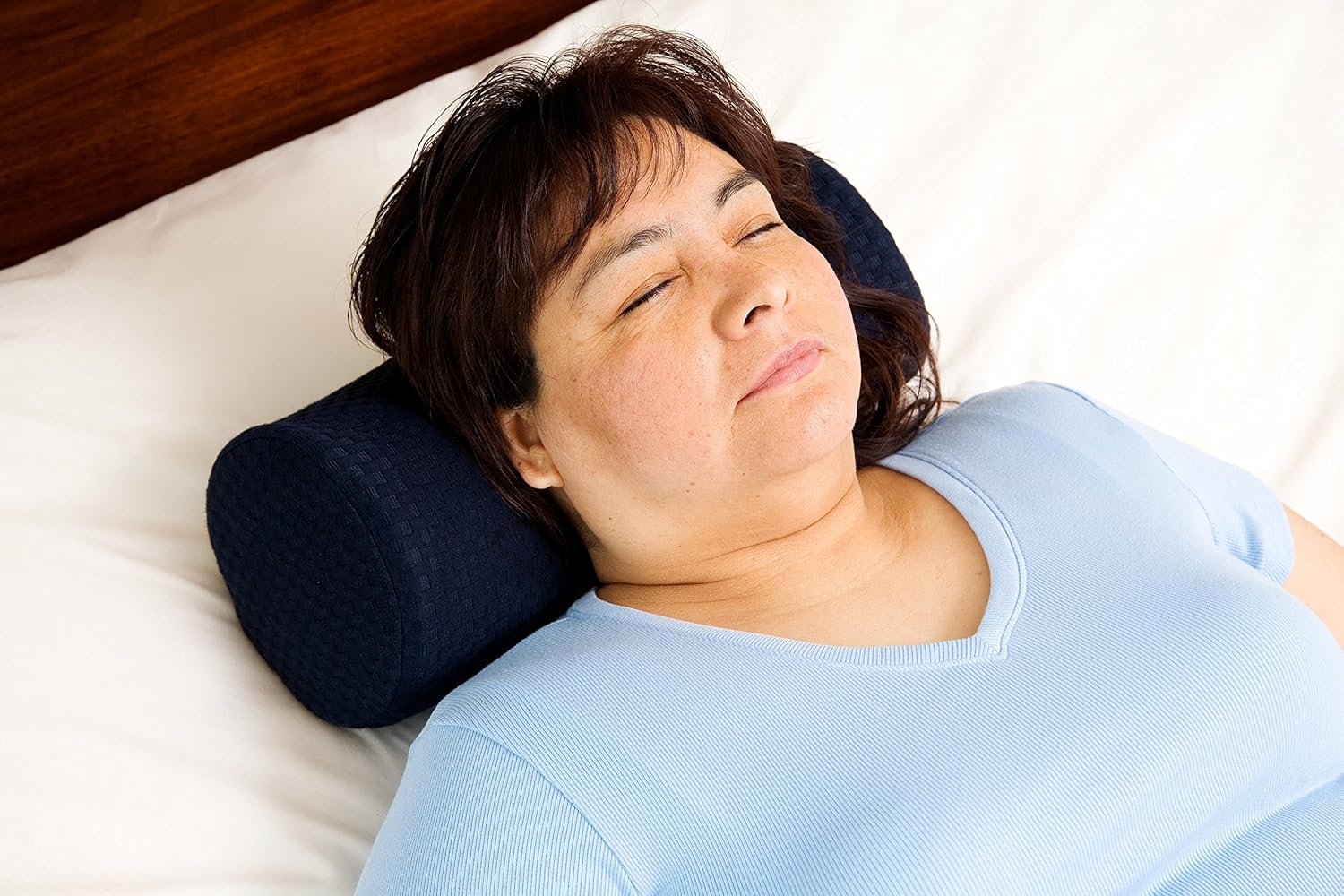 Holiday Deals 🛒 Carex Memory Foam Round Cervical Pillow