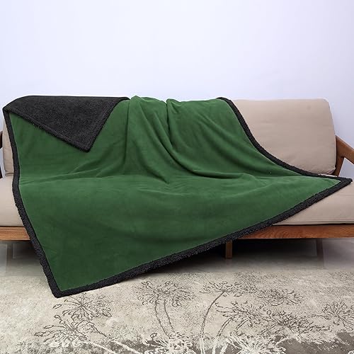 Miniatura 18 de Kritter Planet - Manta impermeable y a prueba de orina para perros grandes; manta suave, reversible y a prueba de líquidos para proteger el sofá y