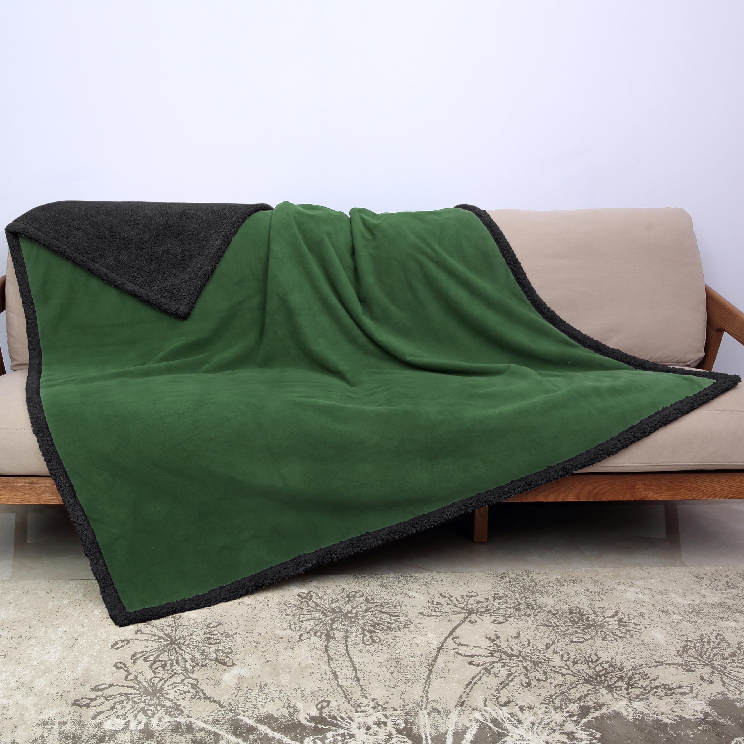 Kritter Planet Waterproof Bed Blanket, Washable Stain Proof Pad Bed Cover, Reversible Leakproof Furniture Protector, Liquid Pee Proof Blanket for