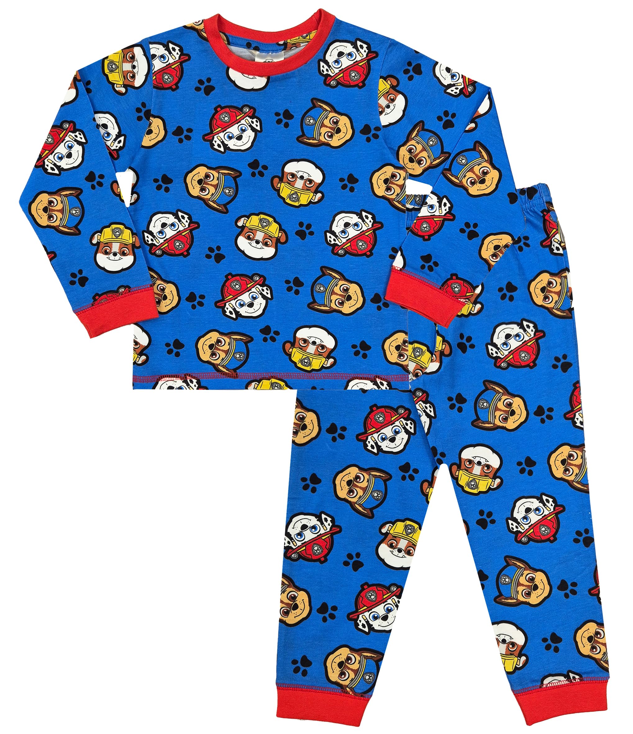 Paw Patrol Boys Pyjamas Chase Rubble Marshall Nightwear Patterned, 4-5 Years Multicolour