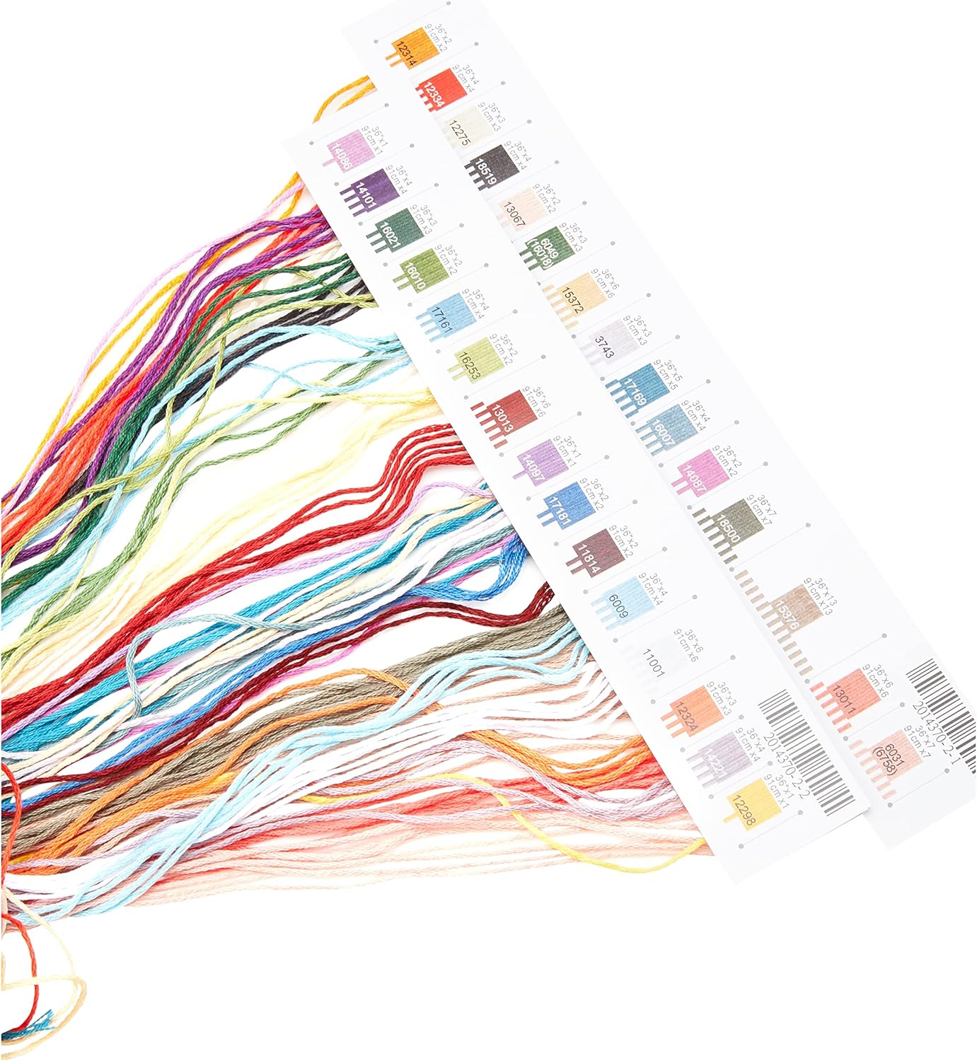 Dimensions 'Garden Bouquet' Counted Cross Stitch Kit for Beginners, 14 Count Ivory Aida Cloth, 12''L x 12''W