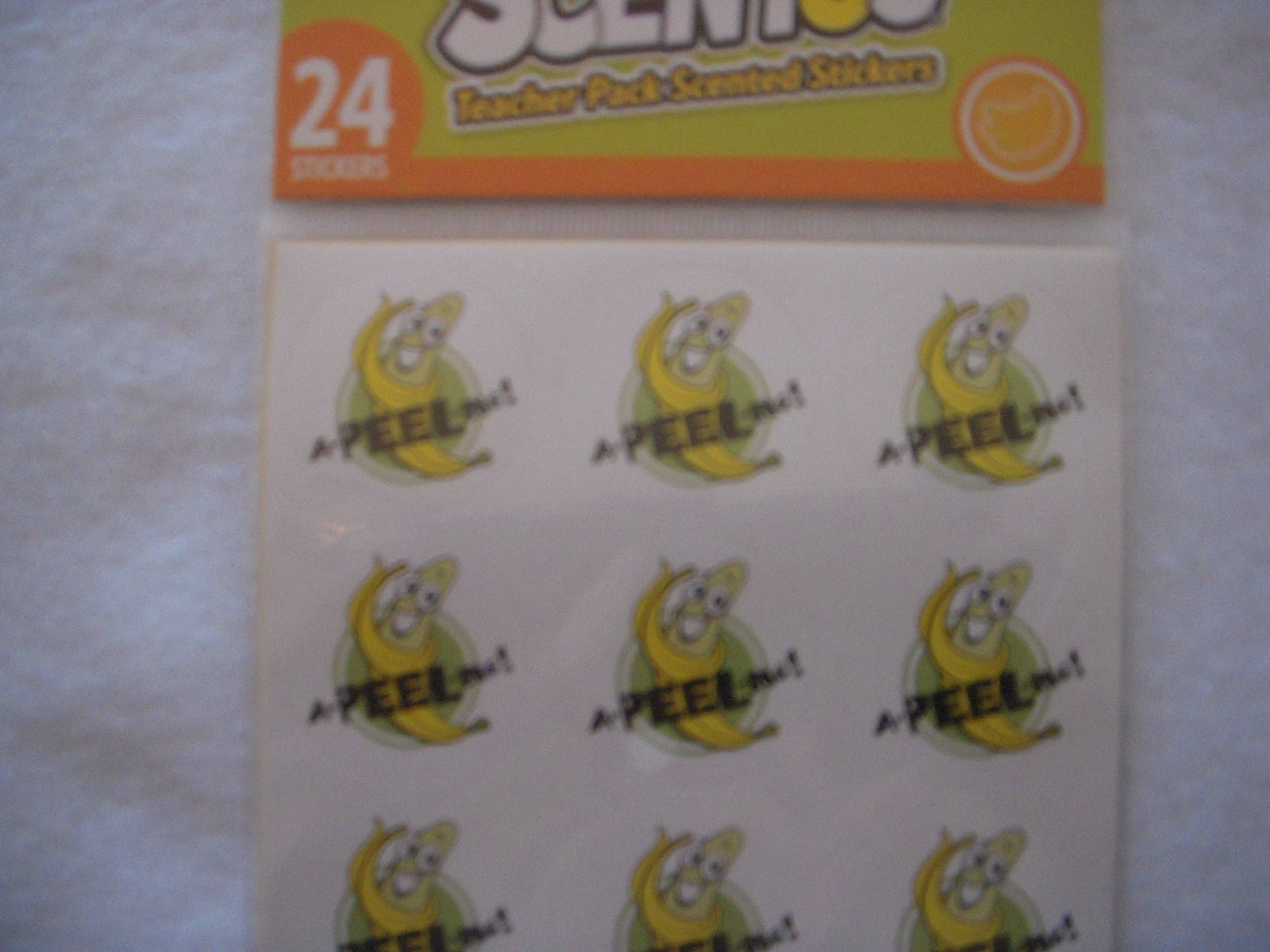 Banana Scented Stickers