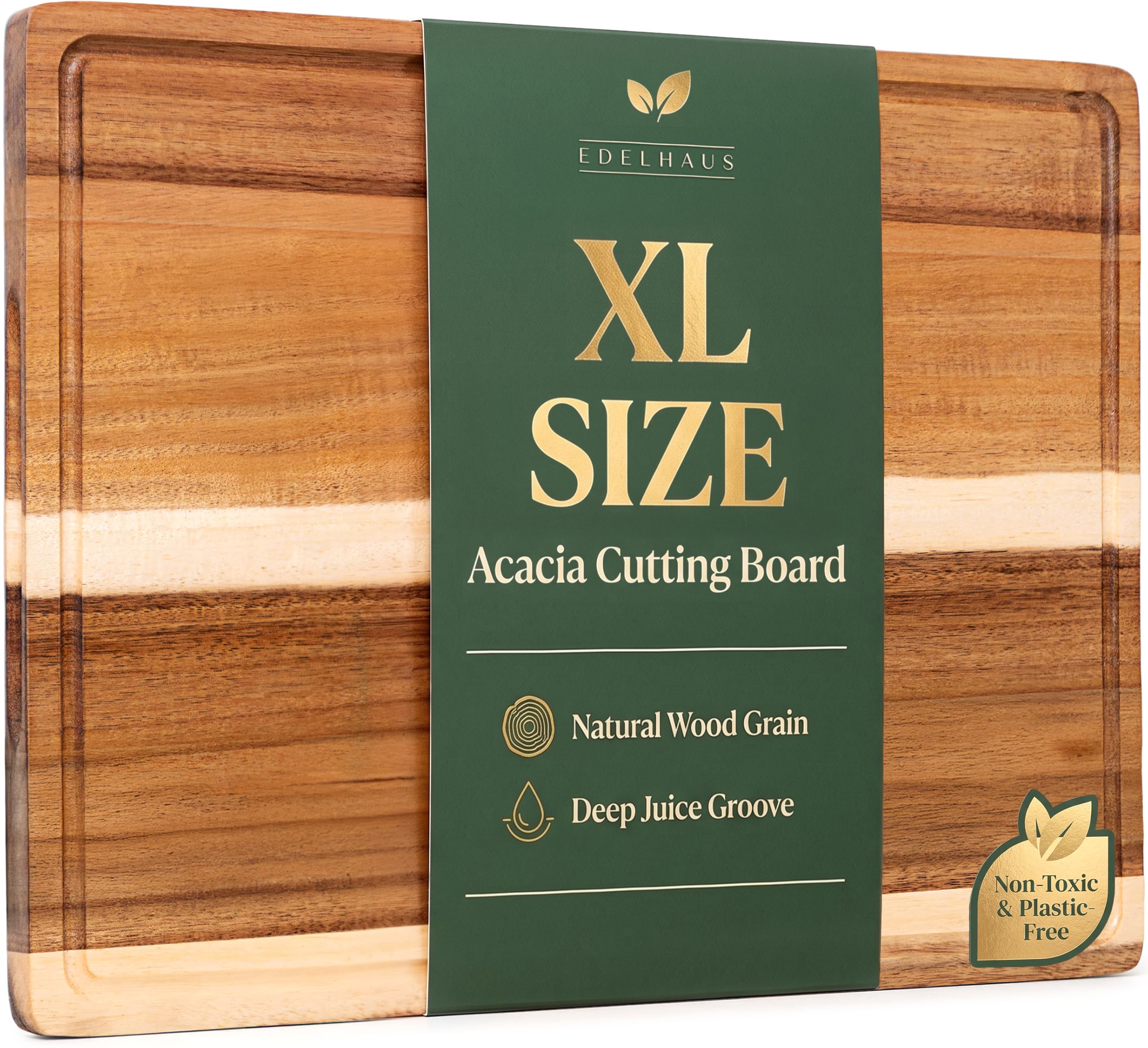 EDELHAUS Extra Large Acacia Wood Cutting Board