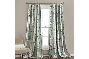 Lush Decor Botanical Garden Curtains: A Symphony of Floral Birds