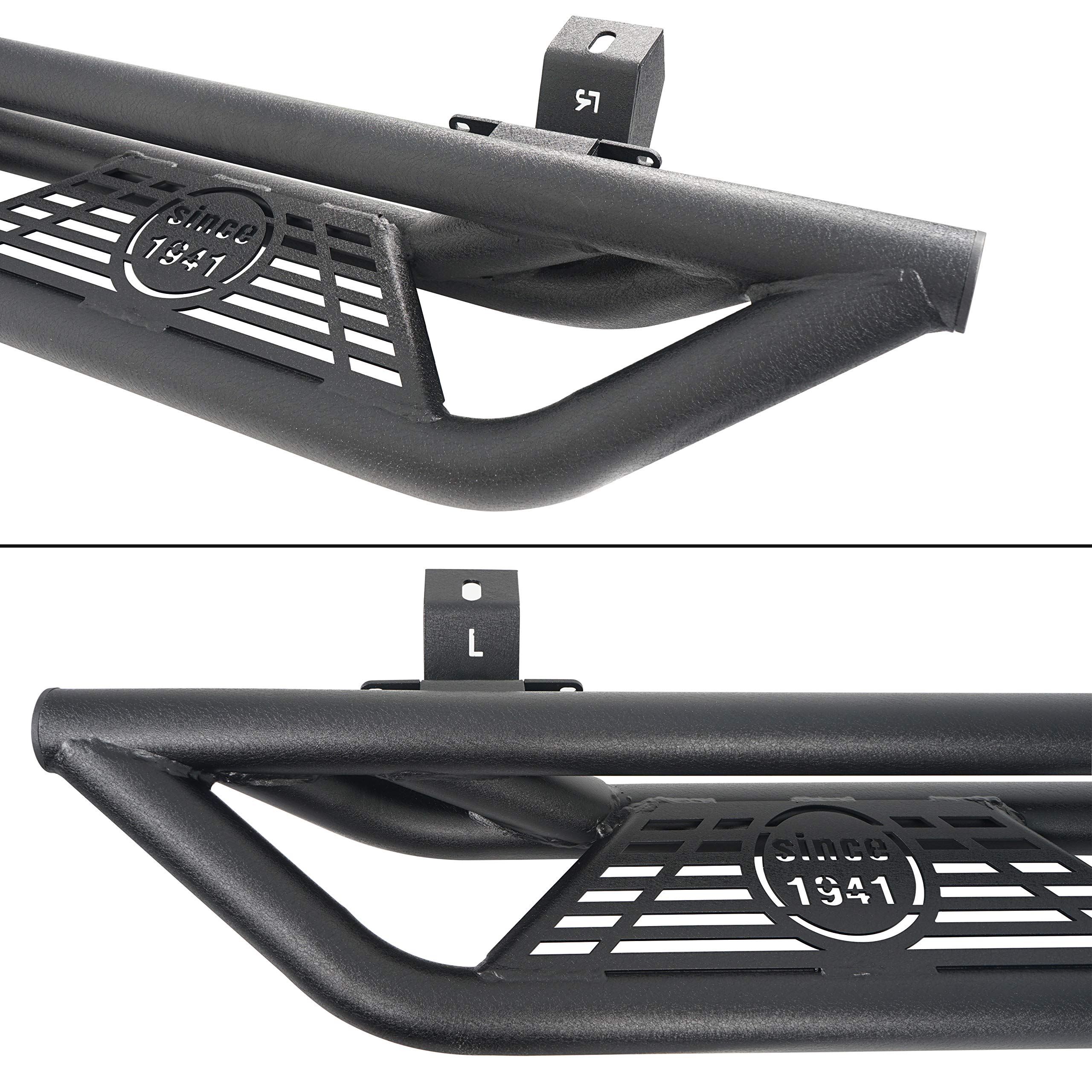 Buy Hooke Road Wrangler Drop Side Steps Nerf Bar Running Boards for