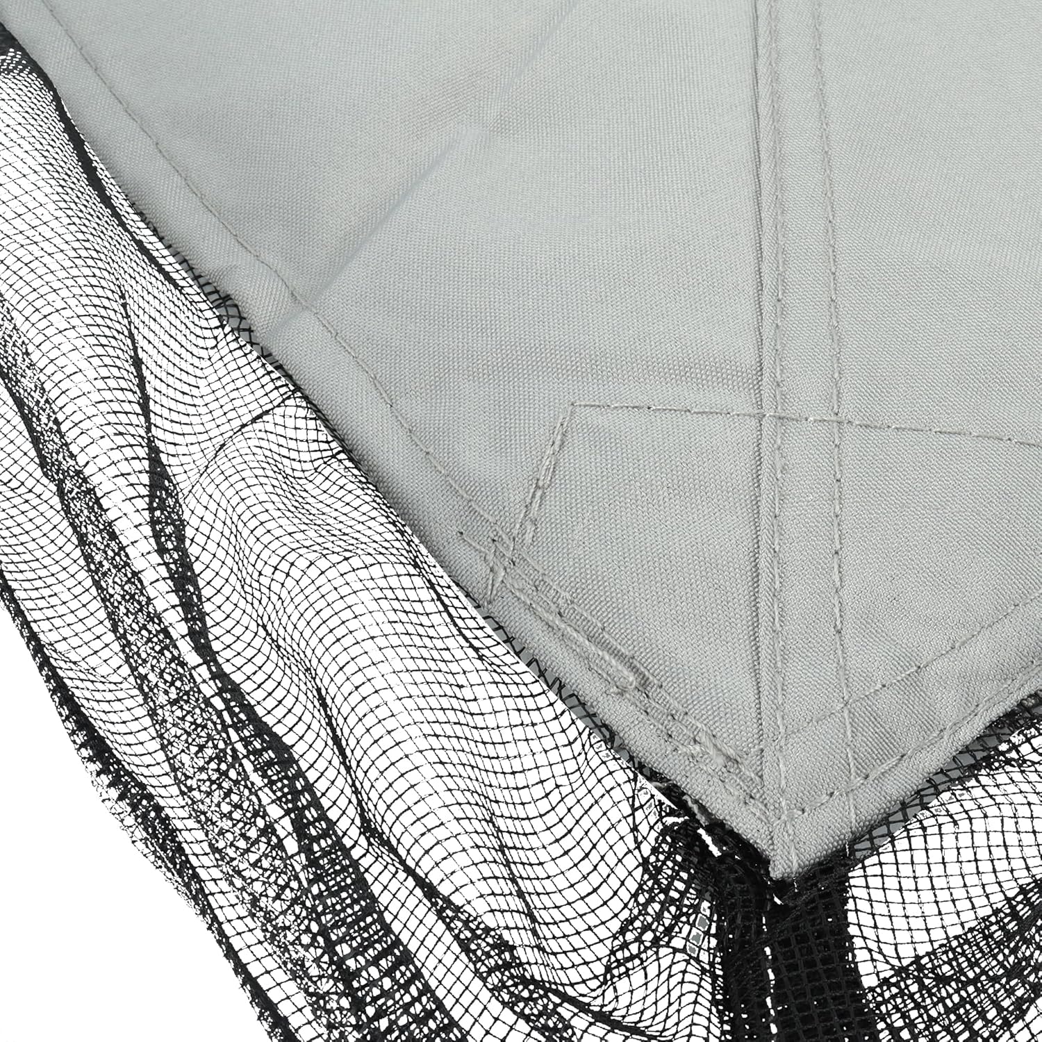 Replacement Canopy Top for 10x12 ft Heavy Duty Gazebo – Grey Polyester Roof Cover with UV Protection, Water-Repellent Fabric, Air Vents, Drainage Holes, and Mosquito Netting