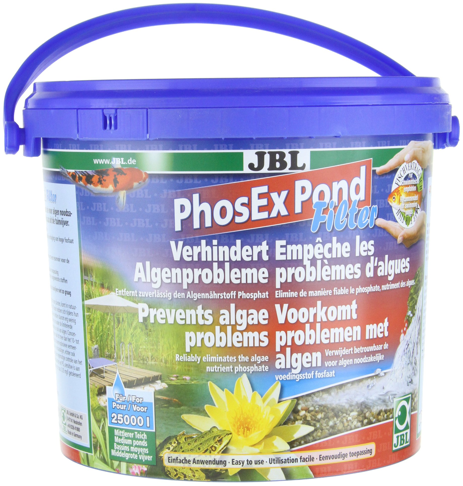JBL PhosEx Pond Filter 27375 Phosphatentferner für Teichfilter, 2,5 kg