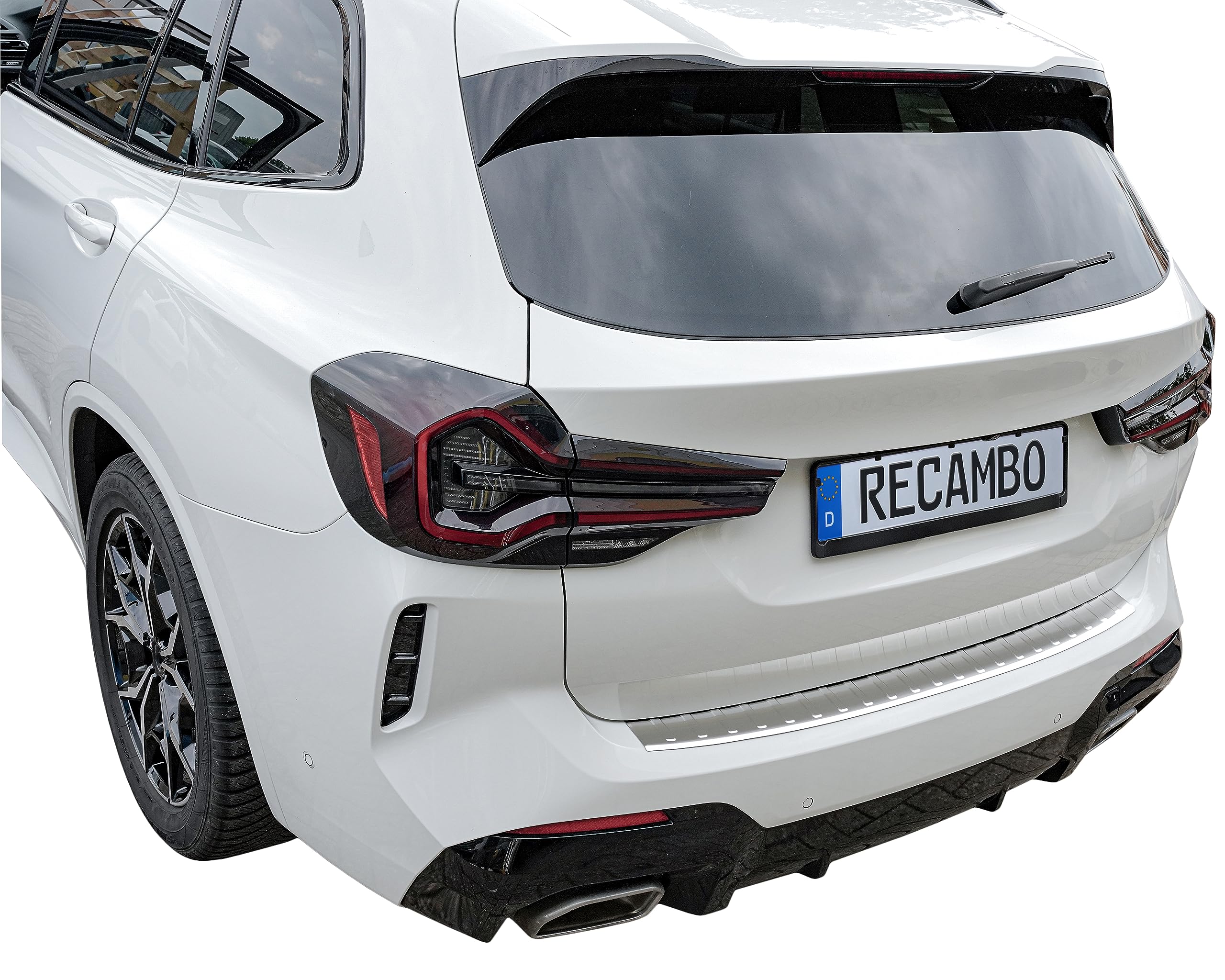 Osłona progu bagażnika ze stali nierdzewnej matowa BMW X3 LCI G01 09/2021 RECAMBO