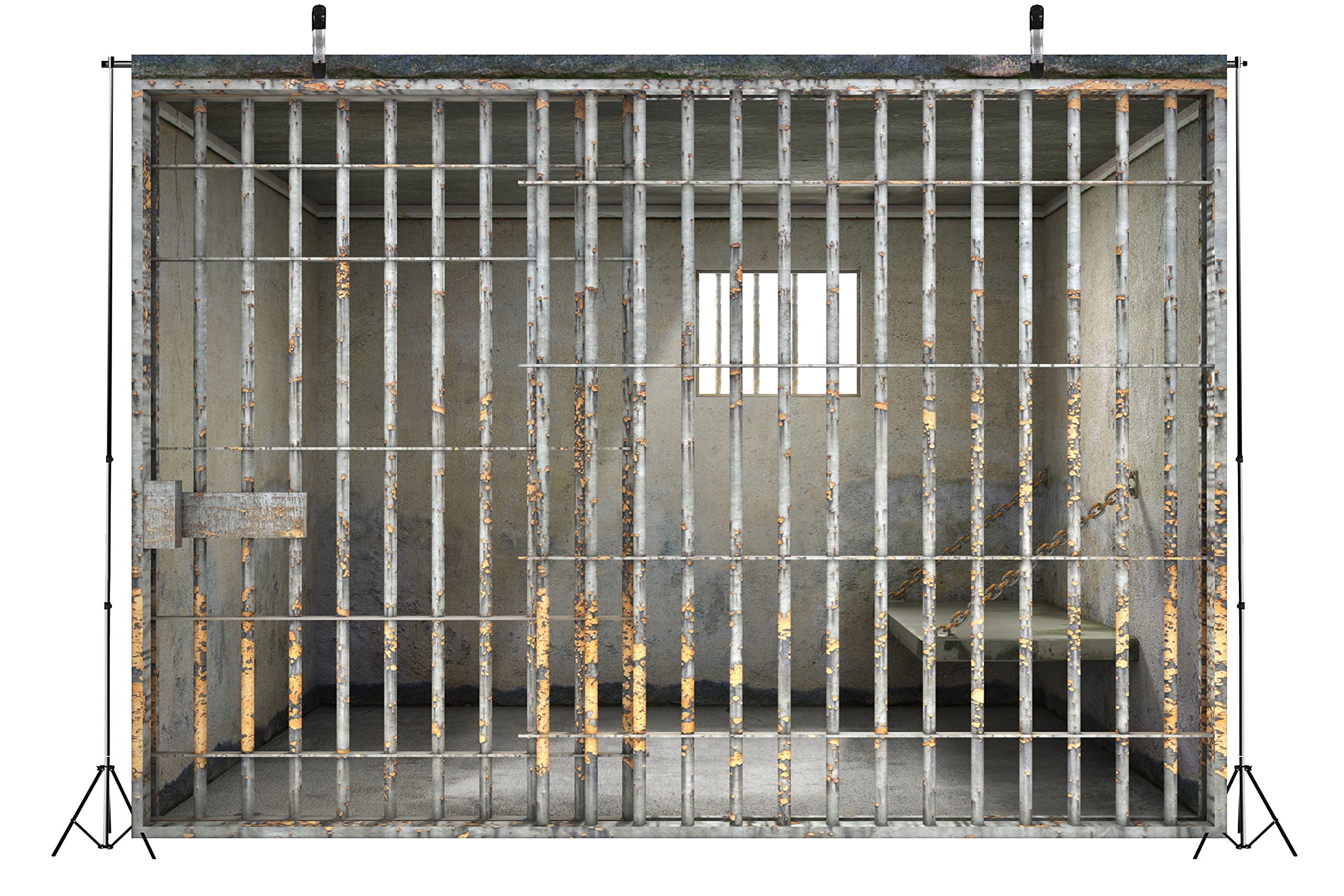 BELECO 9x6フィート ファブリック オールドダンジョンセラー写真背景幕 中世 刑務所 独房窓 太陽光線 背景写真 殺人ミステ  Amazon.co.jp: BELECO 10x8フィート ファブリック刑務所バー 背景幕 ハロウィン刑務所独房背景幕 刑務所バー  殺人犯罪テーマパーティー 警察 セル ...