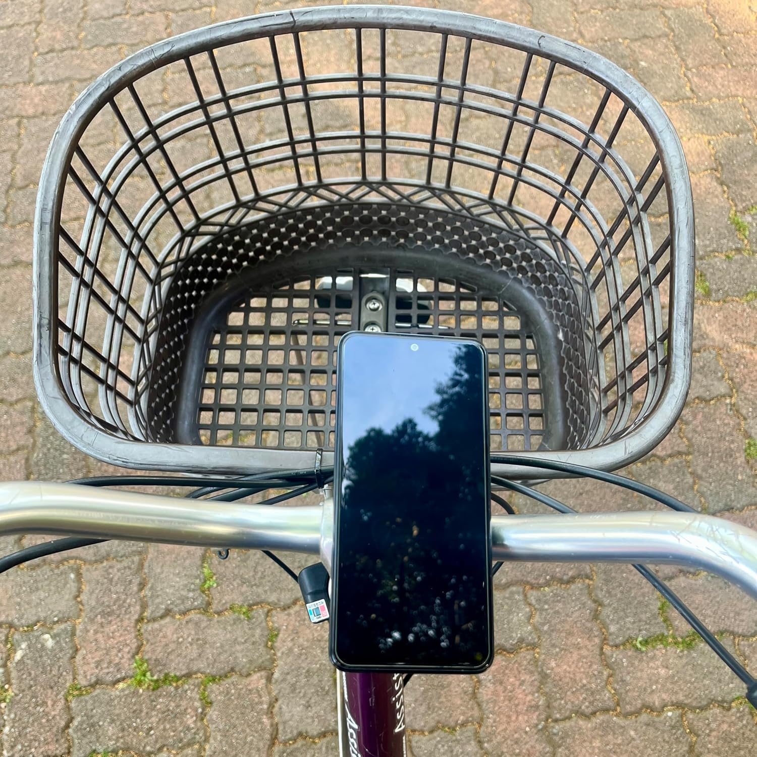 Snap! Magnetic Bicycle Phone Stand - Smartphone Mount for Bike Handlebar: Secure and Lightweight, Black