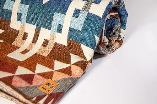 Miniatura 33 de Manta de lana de alpaca Manta de tamaño King 90 x 75 pulgadas Suave, hipoalergénica y transpirable Manta ligera y cálida cama, sofá, Gris