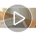 NICETOWN Semi Sheer Linen Curtains 54 inch Long for Bedroom, Decorative Flax Linen Blend Drapes Privacy with Light Filtering for Kitchen/Cafe/Bathroom, Natural, W52 x L54, 2 Panels