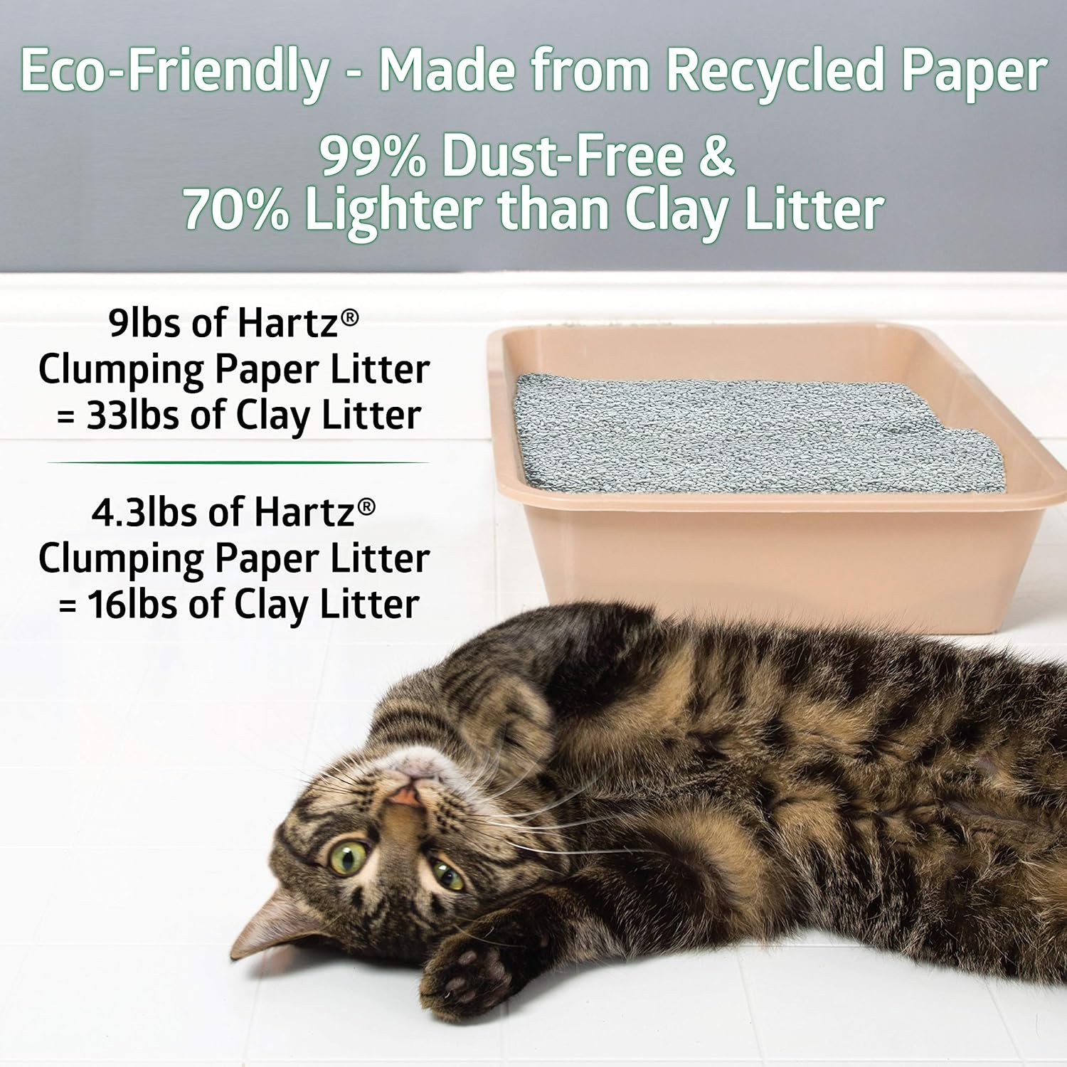 hartz clumping paper litter