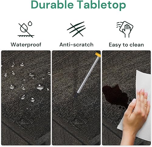 Miniatura 7 de SunsGrove Armario para bar de vinos con estante extraíble para vinos, gabinete de barra de café con soporte para vidrio, 3 estantes abiertos