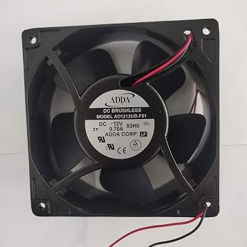 for ADDA AD1212UB-F51 DC 12V 0.70A 120X120X38mm 2pin Inverter Cooling Fan