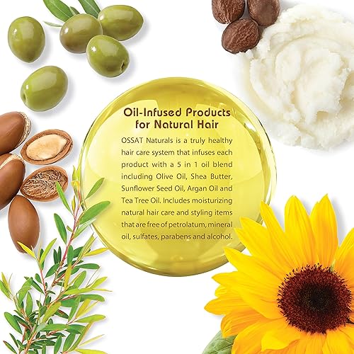 Miniatura 4 de Ossat Naturals Champú suavizante, 12 onzas