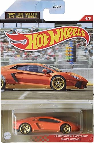 Hot Wheels Lamborghini Aventador Miura Homenaje, Naranja 45
