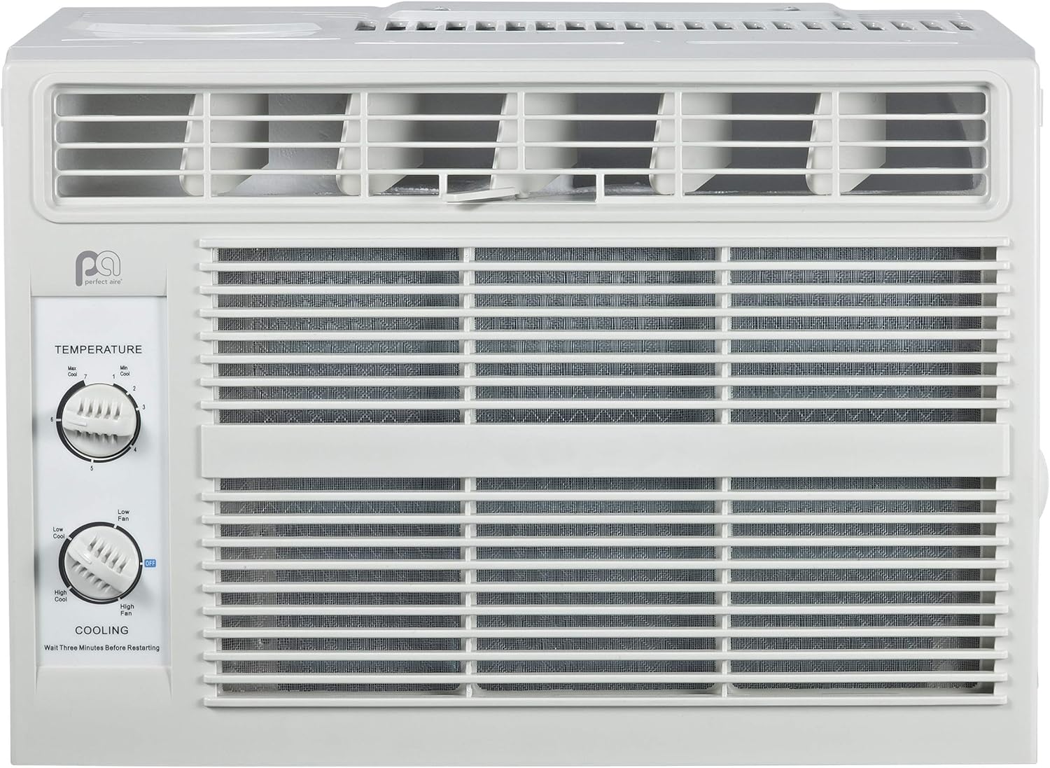 PerfectAire 4PMC5000 Window Air Conditioner control panel