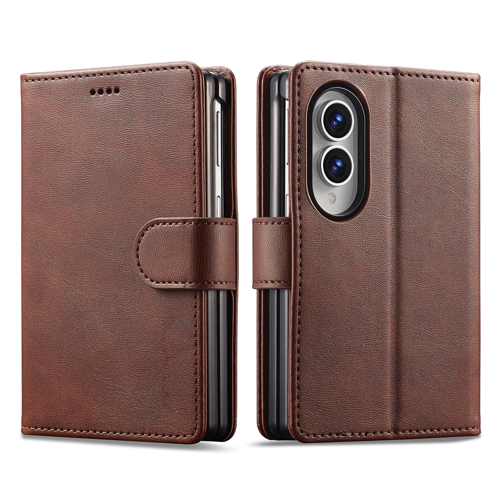 Portafoglio Cover per Samsung Galaxy Z Fold 8, D'epoca Pelle Ribaltabile