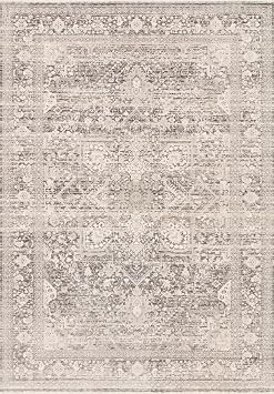 Loloi Homage Ivory/Grey 5-3" x 7-6" Area Rug