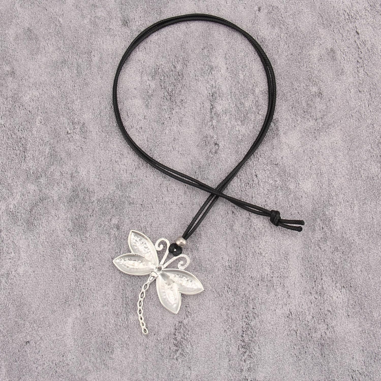 Large Pendant Necklaces Layered Boho Circle Leather Choker Chunky Boho Necklace for Women Long Sweater Necklace Jewelry - Image 5