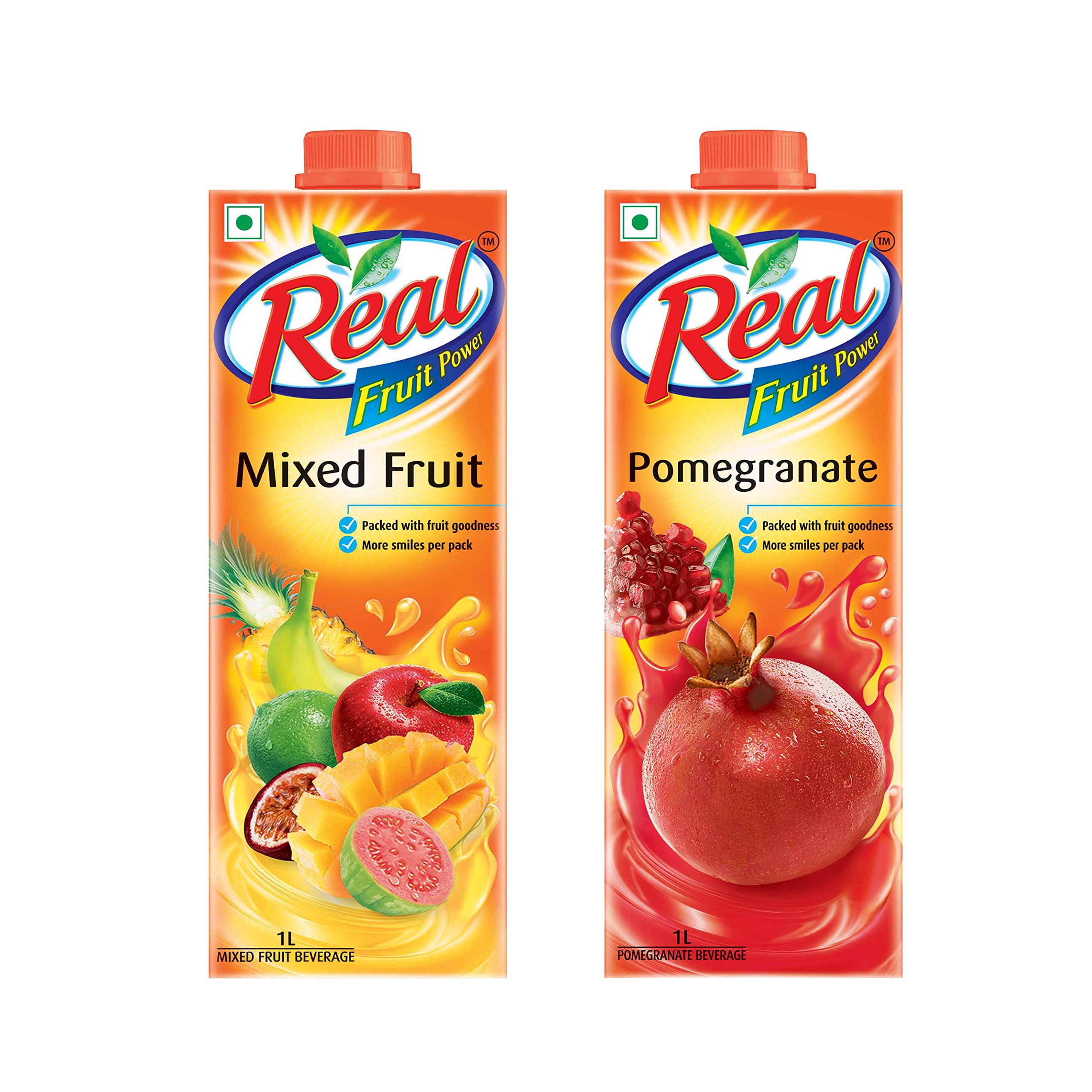 Real Fruit Power, Mixed Fruit, 1L with Pomegranate, 1L-image-3