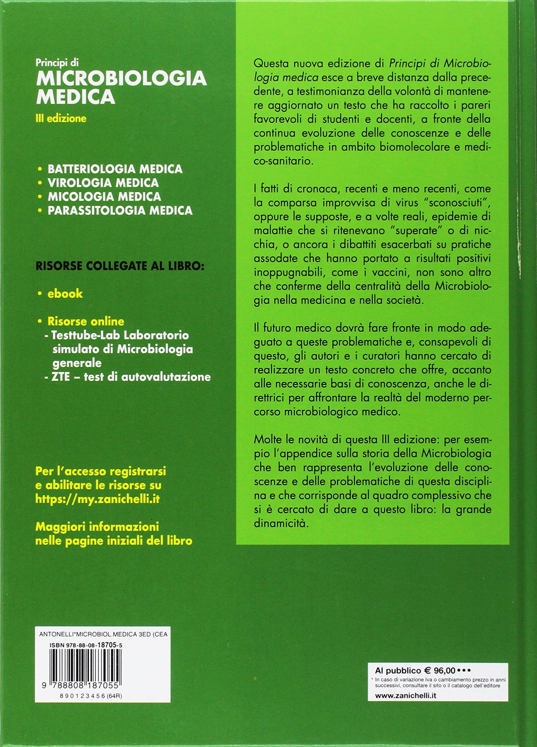 Principi di microbiologia medica. Con e-book
