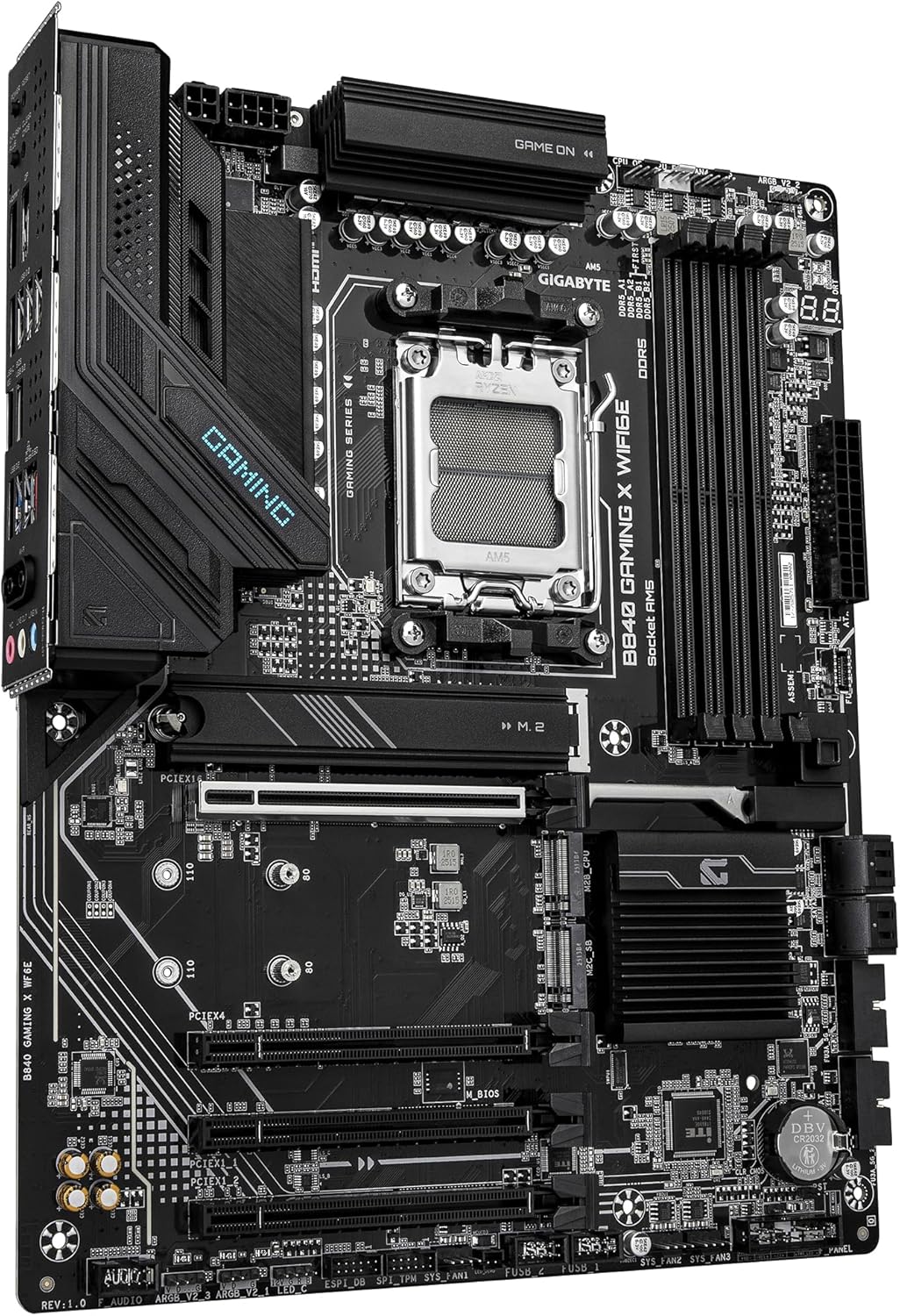GIGABYTE B840 GAMING X WIFI6E Scheda Madre - CPU AMD Ryzen 9000 - Scheda madre - Immagine 2
